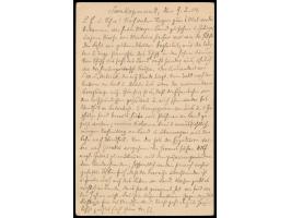 Stempel  Swakopmund  12.2.04 auf  Feldpost-Vordruckkarte  nach Dresden, geschrieben bereits am 9.2.1904, bisher früheste beka