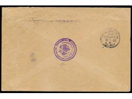 Stempel Deutsche Seepost  Linie Hamburg - Westafrika VI.  13.1.05,  Dampfer Prinzregent,  etwas verwackelter Abschlag auf Mil