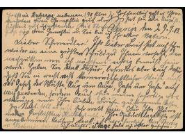 Stempel  Kuis  15.8.05, verwendet in  Kub,  auf Feldpost-Vordruckkarte (Vogenbeck FPK 19) nach Berlin, geschrieben in  Persip