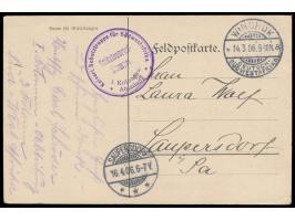 Stempel &nbsp;Windhuk &nbsp;14.3.06 auf &nbsp;Liebesgaben-Feldpostkarte &nbsp;der Ortsgruppe Plauen des Alldeutschen Verbande