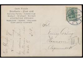 Foto-Ansichtskarte: Gruppenaufnahme von Soldaten in Schutztruppen-Uniform (in Braunschweig?), vor der Abreise nach DSWA, Fran