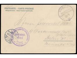 Stempel  Kubub  21.9.1906 und Briefstempel  Etappe Kubub  auf Ansichtskarte "Bastards auf Reitochsen", Feldpost nach Berlin, 