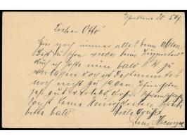 Stempel  Epukiro  21.5.07 auf Feldpost-Vordruckarte nach München, Ankunftstempel 19.7.07, Absenderangabe ".... Komp. Streitwo