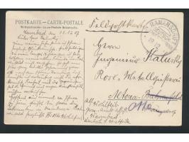 Stempel  Ramansdrift  19.12.(1907) auf Ansichtskarte "Haus eines Ansiedlers in Warmbad", geschrieben in Warmbad 18.12.07, Fel
