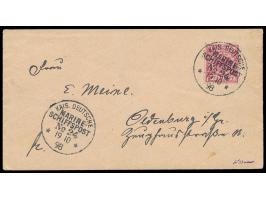 Stempel  MSP No. 24  19.10.98,  Dampfer Lulu Bohlen  auf der Fahrt nach Kamerun, Ablösungstransport für die Kriegsschiffe auf