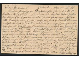 Ganzsache 5 Pf. mit Stempel  Kribi   25.11.01 nach Brandenburg (Havel), geschrieben in  Jaunde  am 4.11.1901 von Leutnant  Ku