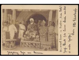 Stempel Deutsche Seepost &nbsp;Linie Hamburg - Westafrika XLV. &nbsp;...1910 und L2 &nbsp;Deutsches Schutzgebiet &nbsp;auf Fo