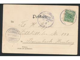 kolorierte Ansichtskarte  Tsingtau: Chines. Handkarren  (Verlag Graph. Gesellschaft, Berlin), geschrieben in Tsingtau 18.8.19