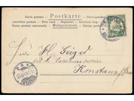 Ansichtskarte  Tsingtau - Die neuen chinesischen Zollgebäude,  ohne Verlag-Angabe, Frankatur 5 Pf., Stempel Tsingtau 5.1.04, 