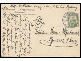 Stempel  Syfang / Kiautschou  27.12.06 auf Ansichtskarte Genesungsheim im Lauschan, Verlag von E. Wagner, Tsingtau, Frankatur