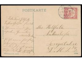 10 Pf. auf Ansichtskarte mit Stempel  Apia  22.12.13  nach Nukualofa, Tongatabu,  Bedarf
