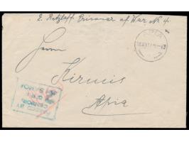 Ortsbrief  mit Stempel  Apia  18.5.17, portofrei befördert, vorderseitige Absenderangabe  "E. Retzlaff, Prisoner of War No. 4