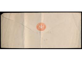 1918: Neuseeländischer Dienstbriefumschlag (Format 22,6 x 10,3 cm)  vorderseitig violettes Dienstsiegel "Samoa Garrison / Hea