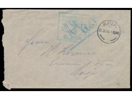 Brief mit Stempel  Apia  31.1.18  an "Prisoner of War" Hermann Kirmis in Sogi  (vermutlich  Internment Camp Savalalo) , vorde