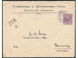 3 H. auf Vordruckbrief des Verschönerungs- u. Fremdenverkehrs-Verein, Stempel Mitterndorf 24.6.18 nach Hausmanning, Einlage 4