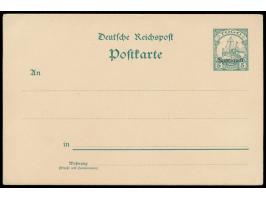 Ganzsache 5 Pf. mit  Aufdruck "Specimen",  MiPr. 250 
