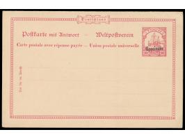 Ganzsachen-Doppelkarte 10 Pf. mit  Aufdruck "Specimen",  MiPr. 250 
