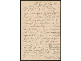 Ganzsache 5 Pf. mit Zusatzfrankatur 5 Pf. als Auslandskarte in die Schweiz, Stempel  Klein-Popo  19.8.01, befördert über Daho