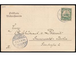 Dreibild-Ansichtskarte  Lome - Kaiserl. Bezirksamt / Abtheilung der Polizeitruppe / Gouvernements-Gebäude,  Verlag von C. C. 