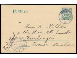 Stempel  Nuatyä  3.11.08 auf Ganzsache 5 Pf. nach Deutschland, Ankunftstempel Twistringen 30.11.08, Bedarf
Postleitzahl: 272
