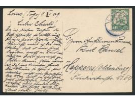 Ansichtskarte  Atakpame - Aussenstation ...,  Verlag der Norddeutschen Missionsgesellschaft, Bremen, Frankatur 5 Pf., Gitters