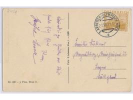 Sonderstempel &nbsp;2. Arbeiter-Olympiade Wien &nbsp;&nbsp;e &nbsp;23.7.31 auf Ansichtskarte nach Deutschland, Frankatur 10 g