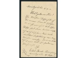 Ganzsache 5 Pf. mit Stempel &nbsp;Agome Palime &nbsp;8.10.10 nach Greiz, geschrieben in &nbsp;Amedzowhe &nbsp;von einem afrik