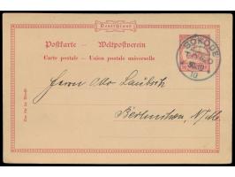 Stempel  Sokode  30.10.10 auf Ganzsache 10 Pf. nach Berlinchen / Neumark, Bedarf
