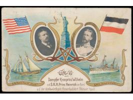 Deutsch-Amerikanische Seepost Bremen - New York: &nbsp;Lot von 12 Belegen mit sauberen Abschlägen: III (9.11.93), IV (22.5.94