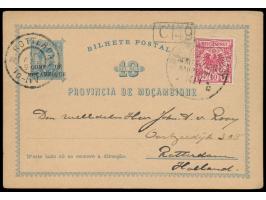 Ost-Afrikanische Hauptlinie  (7) Lot von 10 Belegen mit sauberen Abschlägen: UB b (14.1.99, 27.5.04 Feldpost), UB d (18.12.94