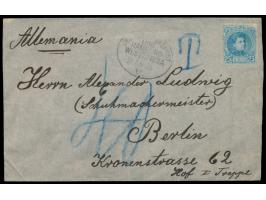 Linie Hamburg - Westafrika:  Lot von 11 Belegen mit sauberen Stempelabschlägen: I. (27.1.05), VI (26.6.06), XV. (4.6.00) XX. 