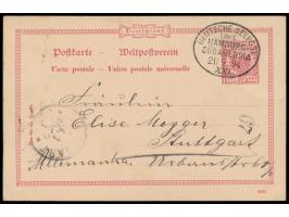 Linie Hamburg - Südamerika:  Lot von 9 Belegen mit sauberen Stempelabschlägen: I. (10.10.99), IV. (3.10.06), VII. (14.12.29),