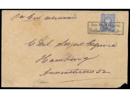 Brief mit rückseitigem Absendereindruck "Henry Thompson &amp; Co.  Winnebah  W.C. Africa" (Gold Coast) mit Leitvermerk "per C