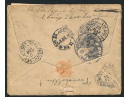 2x 10 Pfg. Krone/Adler auf Brief &nbsp;Wilhelmshaven 2.3.98, an &quot;Ehler Reimers, &nbsp;Steuermann auf großer Fahrt, &nbsp