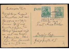 Flaggenstempel &nbsp;Deutsch-Amerikanische Seepost &nbsp;Bremen - New York / Kronprinzessin Cecilie N.D.L. &nbsp;26.6.14 auf 