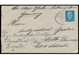 Ovalstempel Deutsche Seepost &nbsp;Linie Hamburg - Mexico a &nbsp;6.7.29, &nbsp;Dampfer Rio Panuco, &nbsp;Brief mit 25 Pf. Hi