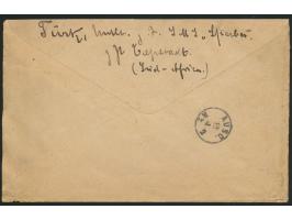 Brief mit handschriftlicher Absenderangabe "Türk, Untlt. z. S.,  S.M.S. Sperber  z. Zt. Capstadt (Süd-Africa)", vor Einführun