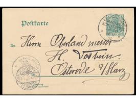 Venezuela-Blockade, &nbsp;Vorlaufzeit: 2 x Stempel &nbsp;MSP No. 10 &nbsp;28.11.02, &nbsp;S.M.S. Gazelle, &nbsp;Ganzsache 5 P