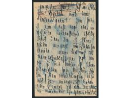 Venezuela-Blockade,  2 x Stempel  MSP No. 1  16.2.03,  S.M.S. Vineta,  auf  Feldpost-Vordruckkarte  nach Wilhelmshaven, gesch