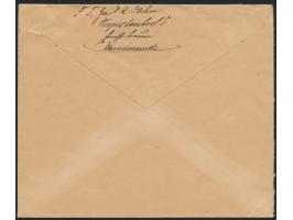 Briefstempel  Kommando der Vorpostenhalbflottille West  als alleiniger Aufgabestempel (ab 11.8.1915 MSP No. 208) auf Feldpost