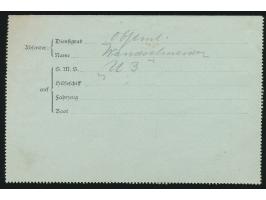 Feldpost-Kartenbrief mit Stempel  Eckernförde  17.8.15 nach Holtenau, handschriftliche Absenderangabe "Obstmt. Wandschneider,