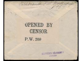 Brief mit Absender aus Kiel an den Marine-Oberingenieur William Hildebrandt von  S.M.S. Geier in Honolulu,  vermittelt durch 