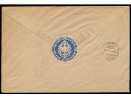 Stempel  MSP No. 131  13.6.18,  II. Unterseeboots-Flottille  auf Beischiff Irene,  Einschreibbrief  "Marinesache" nach Kiel, 