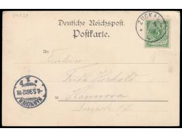 Kreis Karthaus (Regierungsbezirk Danzig):  Litho-Ansichtskarte  "Gruss vom Thurmberge aus der Cassubischen Schweiz",  Frankat