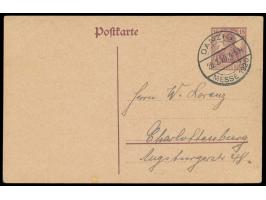 Stempel  Danzig Messe 1920  20.2.20 auf Vorläufer-Ganzsache 15 Pf. nach Berlin-Charlottenburg, Bedarf
Stichwort: Deutsches Re