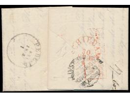 Vorphila-Faltbrief  aus Reval  vom 1/13 Juli 1831 nach Holland, mit komplettem Inhalt, rückseitig russischer Aufgabestempel R