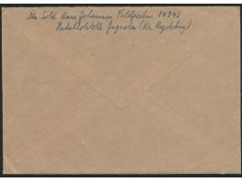 Feldpostbrief mit viol. Datum-Z1 29. Mai 1941 als Aufgabestempel und Briefstempel Dienststelle Feldpostnummer 14942 = Bau-Kol