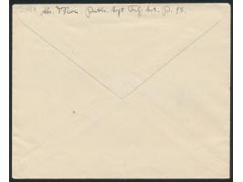 25 C. auf privatem Brief nach Brandenburg, entwertet mit violettem Zweikreisstempel  Postueberwachungsstelle No. 36  (?) und 