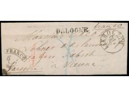 Königreich Polen,  Faltbrief mit K1  Lakroczyn  mit handschriftlichem Datum 18.5.(1862) nach Wien, links unten aufgeschlüssel