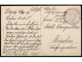 Dienstsiegel  Zentral-Polizeistelle Osten beim Oberbefehlshaber Ost / Polizei-Kommissar Tilsit  als alleiniger Aufgabestempel